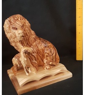 Detailed Standing Lion and...