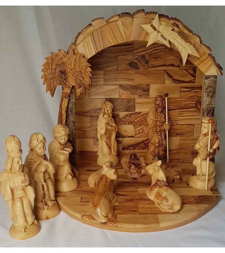 Large Ark Bark Nativity Set